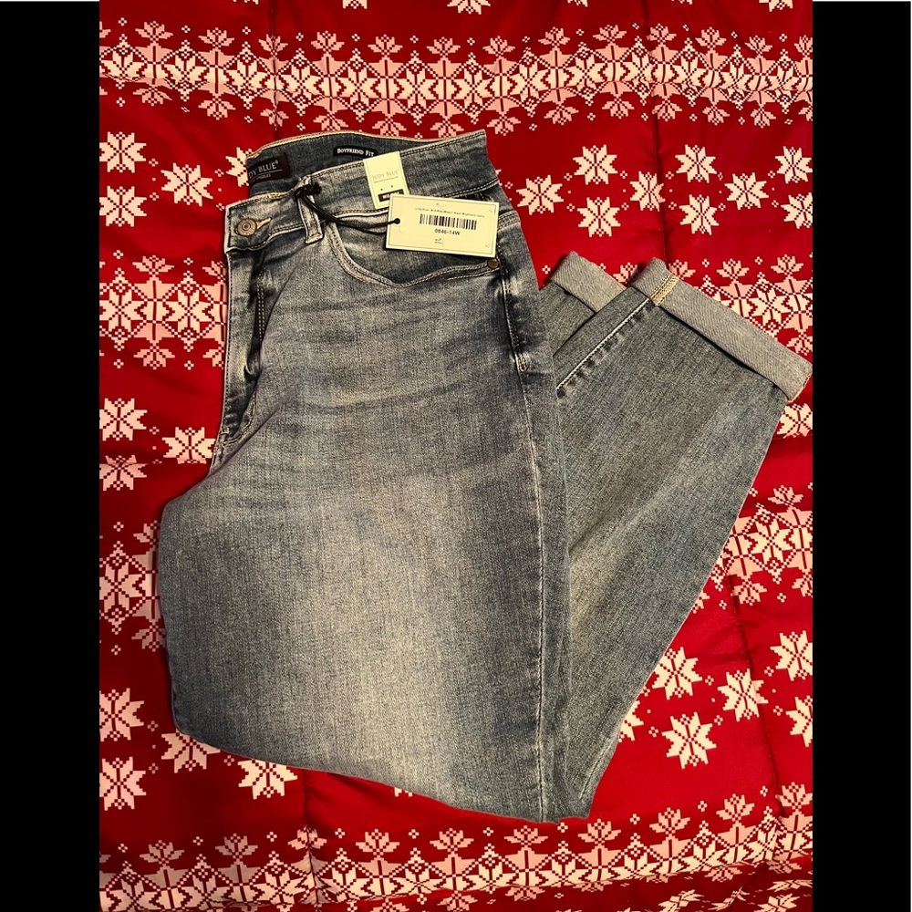 Judy Blue Boyfriend Midrise jeans - BNWT size 14W